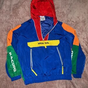 Honda Racing windbreaker jacket multicolor
